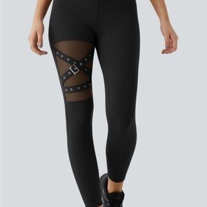Halara crossover buckle leggings